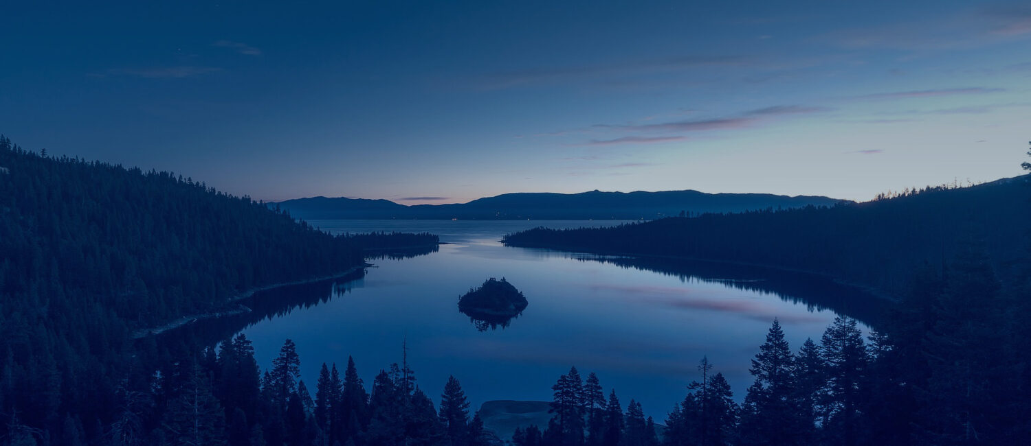 Lake in the night